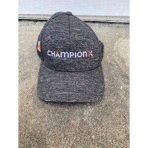 Sport-Tek ChampionX Windrock Gray Heather Snapback Hat Mens Performance‎ Cap